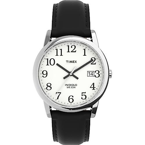 Montre Timex à écran lumineux et bracelet en cuir