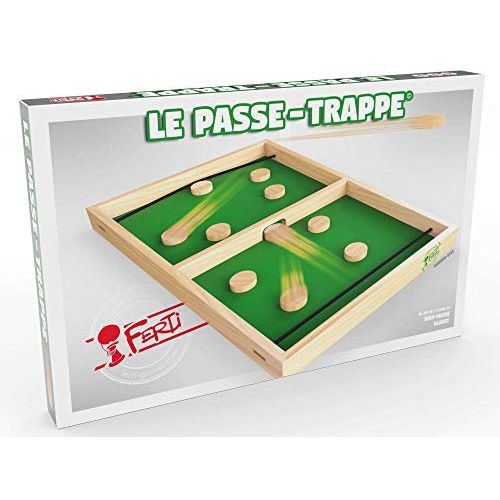 Jeu Le Grand Passe Trappe en bois, dynamique pour soirées familiales et compétitives.