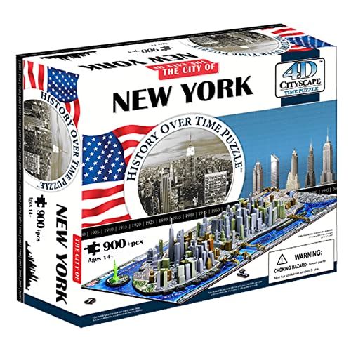 Puzzle 4D Cityscape éducatif de grandes métropoles