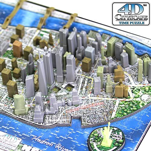 Puzzle 4D Cityscape éducatif de grandes métropoles