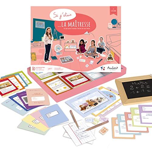 Jeu éducatif éco-responsable pour filles, créativité et apprentissage avec La Maitresse d'Amulette