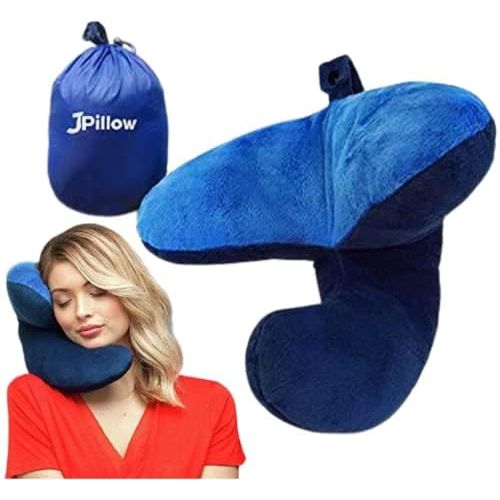 Oreiller de voyage J-Pillow révolutionnaire pour confort optimal assis