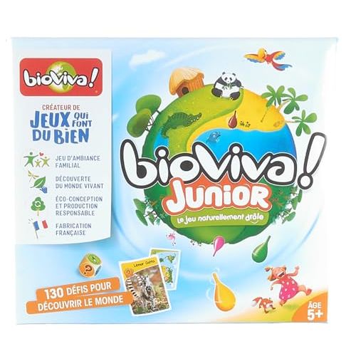 Bioviva Junior, jeu éducatif et écologique pour enfants 4-7 ans, renforce la connaissance des animaux et les compétences sociales.