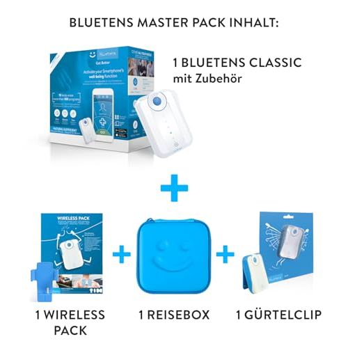Coffret d'électrostimulation Bluetens pour bien-être et amélioration physique à domicile.