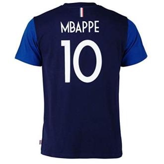 Maillot de foot enfant Equipe de France, bleu avec coq et étoiles