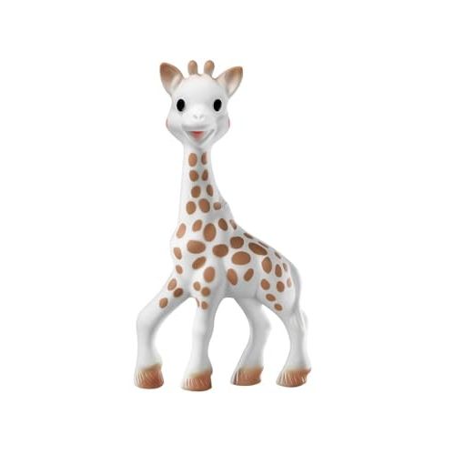 Coffret de naissance Sophie la Girafe avec jouet et hochet pour bébé dans emballage luxueux