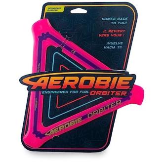 Boomerang Aerobie Orbiter triangulaire coloré pour activités en plein air