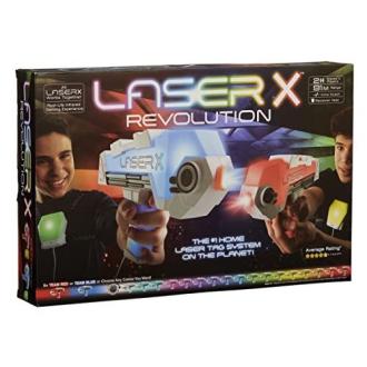 Kit Lasergame 2 joueurs avec pistolets et plastrons pour enfant à domicile