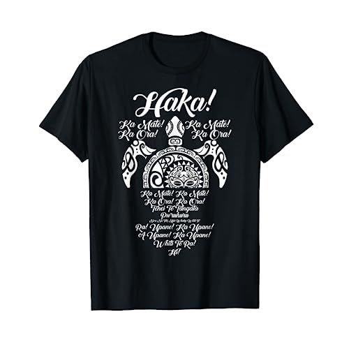 Tee-shirt rugby Haka alliant culture Maori et passion pour le rugby