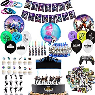 Le kit de décoration anniversaire Fortnite, geek et créatif à souhait