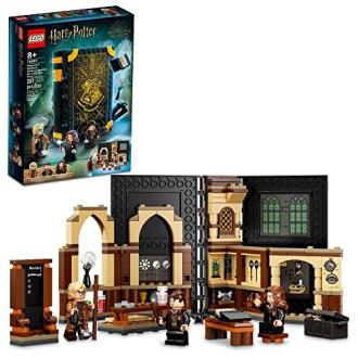 Livre LEGO Harry Potter, Poudlard Cours de Défense; set de construction avec Mad-Eye Moody, Hermione. Idée cadeau pour enfants et fans dès 8 ans.