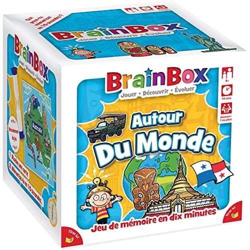 Jeu Brainbox éducatif pour garçons de 9 ans boostant mémoire et culture générale