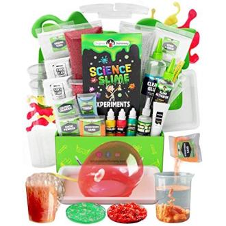 Kit de slime scientifique Original Stationery, éducatif et amusant pour enfants 6-12 ans, 10 expériences incluses, développe curiosité et compétences scientifiques.