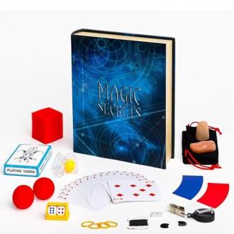 Coffret de Magie LUGY avec accessoires et vidéos pour apprentis magiciens.