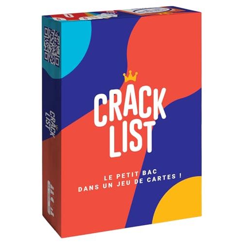 Jeu Crack List de Blackrock Games, parfait pour des soirées familiales amusantes. Idéal cadeau pour créer des souvenirs et rires avec des amis.