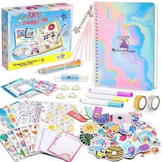 Kit de scrapbooking HappyKidsClub pour enfants avec accessoires créatifs et matériaux de qualité.