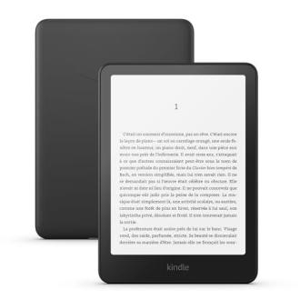 Liseuse Kindle Oasis avec écran antireflets, autonomie longue durée, et résistance à l'eau, idéale pour les amoureux de lecture en toute occasion.