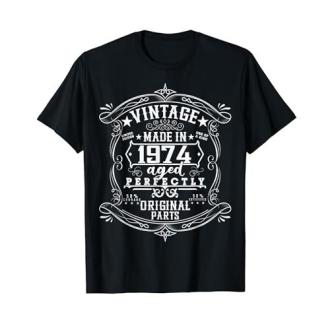 Tee shirt Made in 1974 Vintage Collection