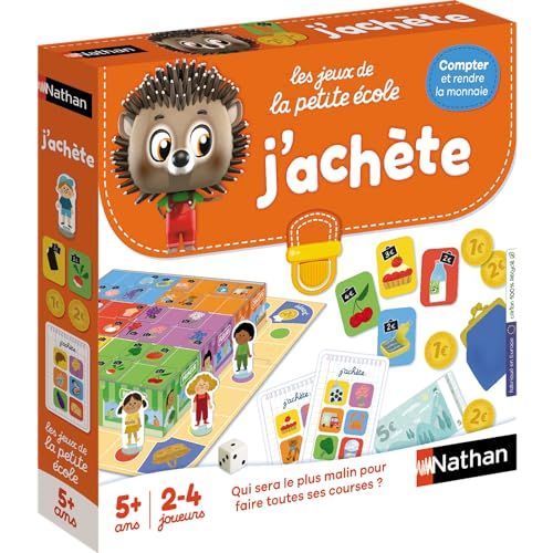 Enfants jouant au jeu de la marchande éducatif