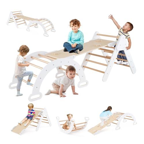 Arche d'escalade pour enfants, cadeau d'aventure inspirant la créativité, sécurité maximale, développement moteur, idéal anniversaire ou fête.