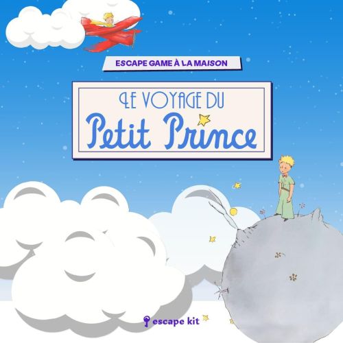 Escape Game Le voyage du Petit Prince 4 à 6 ans, kit d'anniversaire éducatif et créatif, développe l'imagination et la collaboration des enfants.