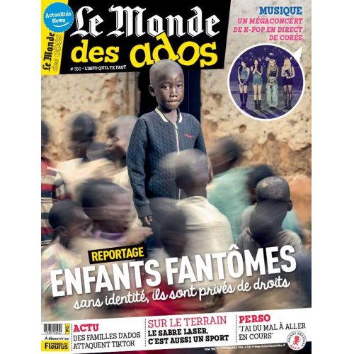 Abonnement d'un an au magazine Le Monde des ados, 22 numéros pour jeunes curieux de 11 à 14 ans. Cadeau idéal pour éveiller la curiosité.