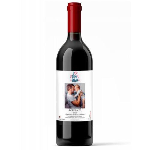 Exemples de bouteilles de Bordeaux personnalisées à offrir en cadeau pour un anniversaire